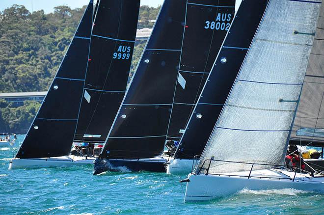 MC38 RSYS regatta start © Bob Fowler